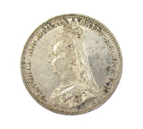 Victoria 1890 Threepence - EF