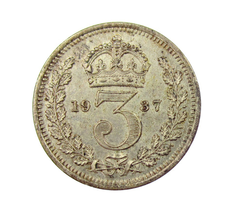 George VI 1937 Maundy Threepence - A/UNC