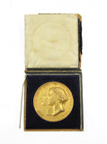 1858 Marriage Of Victoria To Frederick Of Prussia 63mm Gilt Medal - By Wyon
