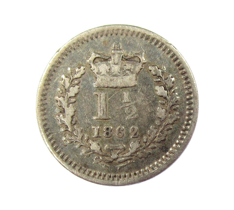 Victoria 1862 Threehalfpence - NVF