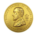 1873 Fine Arts Exhibition 70mm Gilt Medal - By Morgan