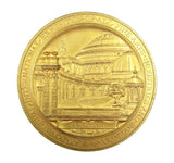 1873 Fine Arts Exhibition 70mm Gilt Medal - By Morgan