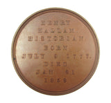 1859 Death Of Henry Hallam 64mm Medal - By Wyon