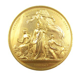 1854 Crystal Palace Sydenham 64mm Gilt Medal - By Adams