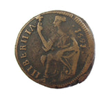 Ireland James II 1691 Limerick Halfpenny - Fine