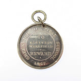 1847 Greenwich Hospital School 36mm Silver Medal