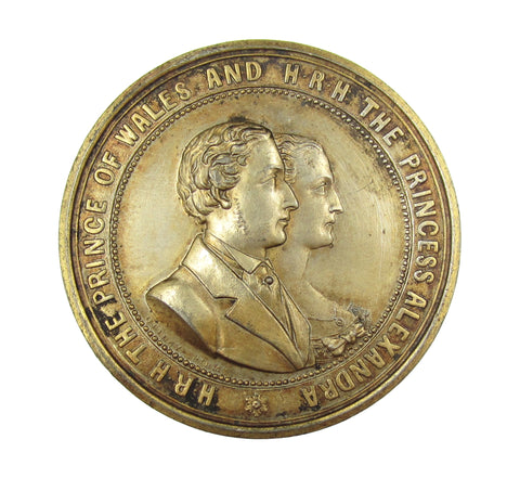 1863 Prince Of Wales Marriage To Alexandra 51mm Medal - By Ottley