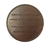 1833 Death Of The Duke Of Sutherland 49mm Medal - By Bain