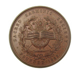 1882 Sacred Harmonic Society 51mm Bronze Medal - Cased