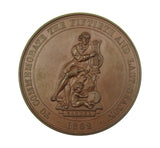 1882 Sacred Harmonic Society 51mm Bronze Medal - Cased