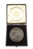 1882 City Of London School New Buildings 77mm Bronze Medal - Cased