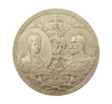 1902 Edward VII Coronation 38mm Silver Medal - Mappin Bros