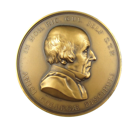 1871 King's College London 76mm Jelf Medal - By Wyon