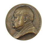 1945 Churchill Allied Victory 63mm Bronze Medal - By Lowental