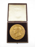 1937 Edward VIII Coronation 81mm Bronze Medal - By Hujer