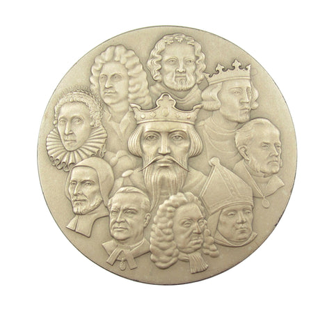 1965 Westminster Abbey Anniversary 57mm Silver Medal - Cased