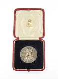 1911 Investiture Of Edward Prince Of Wales Silver Medal - Cased