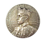 1911 Investiture Of Edward Prince Of Wales Silver Medal - Cased