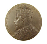 1902 Edward VII Board Of Education 51mm Bronze Medal - Cased