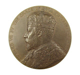 1902 Edward VII Board Of Education 51mm Bronze Medal - Cased