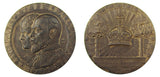 1902 Edward VII Set Of 5 x Silver & Bronze Medals By Frampton - Cased