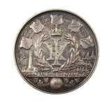 1897 Victoria Diamond Jubilee 38mm Silver Medal - By Bowcher