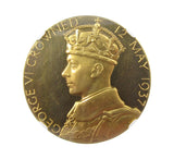 1937 George VI Coronation 32mm Gold Medal - NGC PF63UC