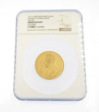 1911 George V Coronation 51mm Gold Medal - NGC