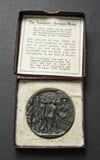 1915 Sinking Of The S.S Lusitania Cased Medal - Cased With Sheet