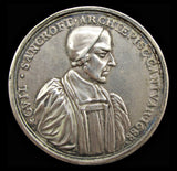 1688 Archbishop Sancroft & The 7 Bishops Silver Cast Medal