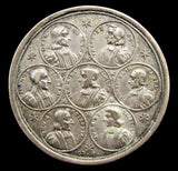 1688 Archbishop Sancroft & The 7 Bishops Silver Cast Medal