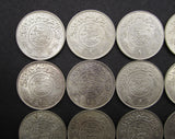 Saudi Arabia 1935-1954 Lot Of 12 x Silver Riyal Coins