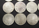 Saudi Arabia 1935-1954 Lot Of 12 x Silver Riyal Coins