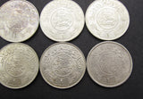 Saudi Arabia 1935-1954 Lot Of 12 x Silver Riyal Coins