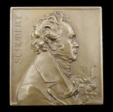 Austria c.1910 Schubert 65mm Plaque - By Stiasny