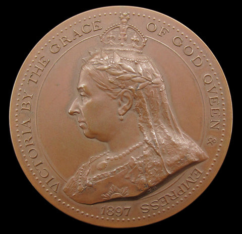 1901 Department Of Art & Science Queen's Bronze Medal - Cased