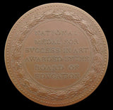 1901 Department Of Art & Science Queen's Bronze Medal - Cased