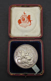 1902 Polytechnic Schools London 45mm Silver Medal - By Restall