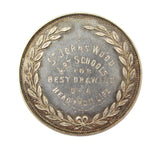 1897 St John's Wood Art Schools 37mm Silver Medal - By Wyon