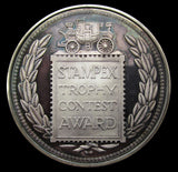 1975 Stampex Trophy Contest Award Silver Medal - Victoria Young Head