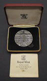 1975 Royal Mint End Of Production At Tower Hill Silver Medal