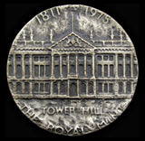 1975 Royal Mint End Of Production At Tower Hill Silver Medal