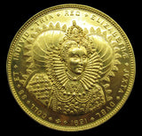 Ireland 1915 Trinity College Dublin 39mm Gold Prize Medal