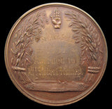 Ireland 1898 / 1907 Agricultural Assoc Silver & Bronze Medal Pair