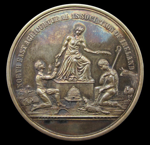 Ireland 1898 / 1907 Agricultural Assoc Silver & Bronze Medal Pair