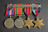 WWII Mounted Medal Group Of Four