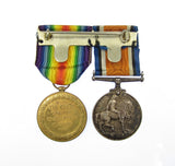 WWI British Medal & Victory Pair - Duke of Cornwall Light Infantry