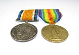 WWI British Medal & Victory Pair - Duke of Cornwall Light Infantry