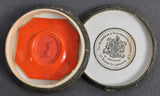 Lot Of 66 x 19th Century Wax Seal Impressions - Mostly Cased