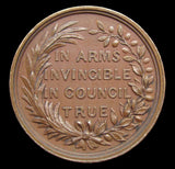 1852 Death Of Duke Of Wellington 18mm Medal - By Wyon